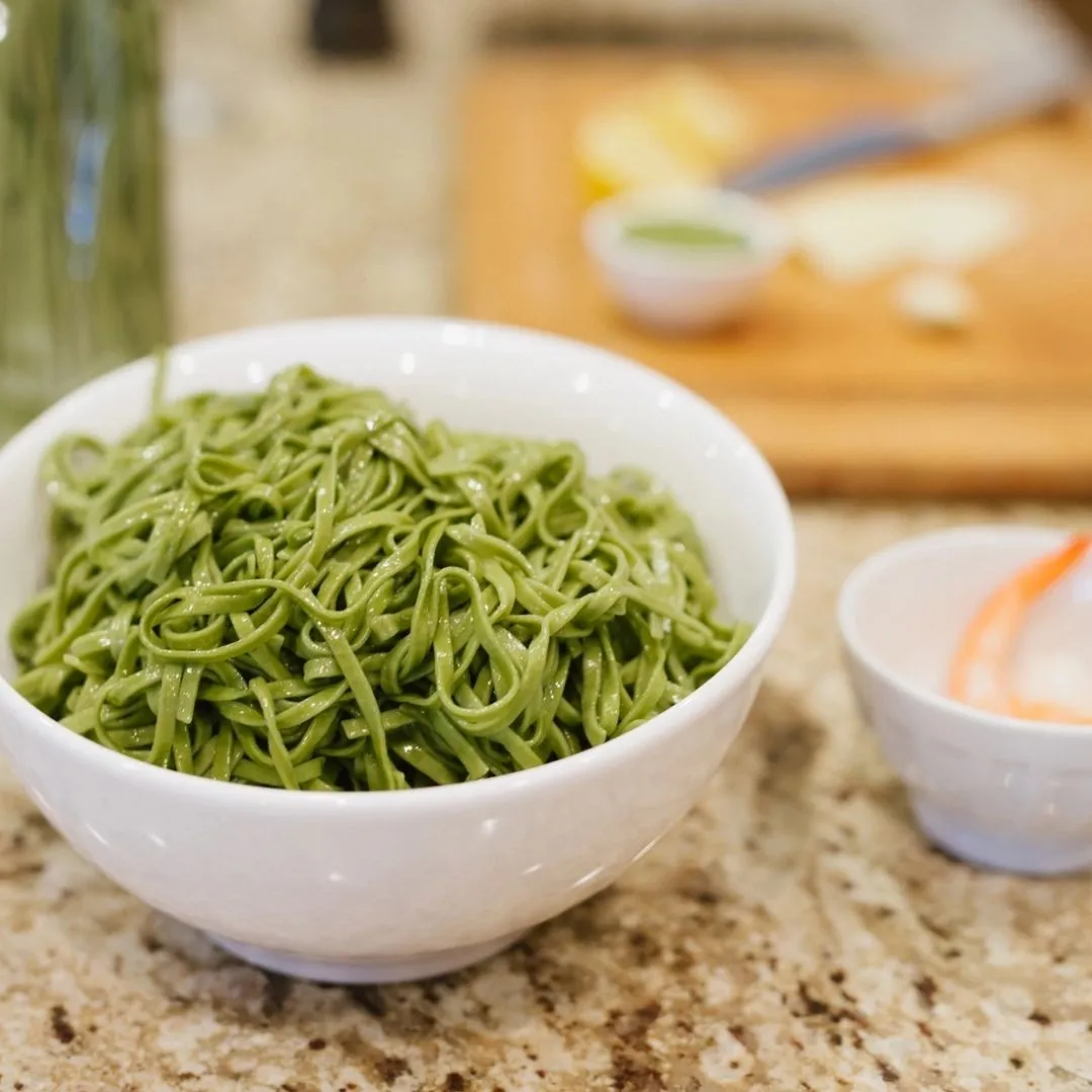 Spinach Linguine