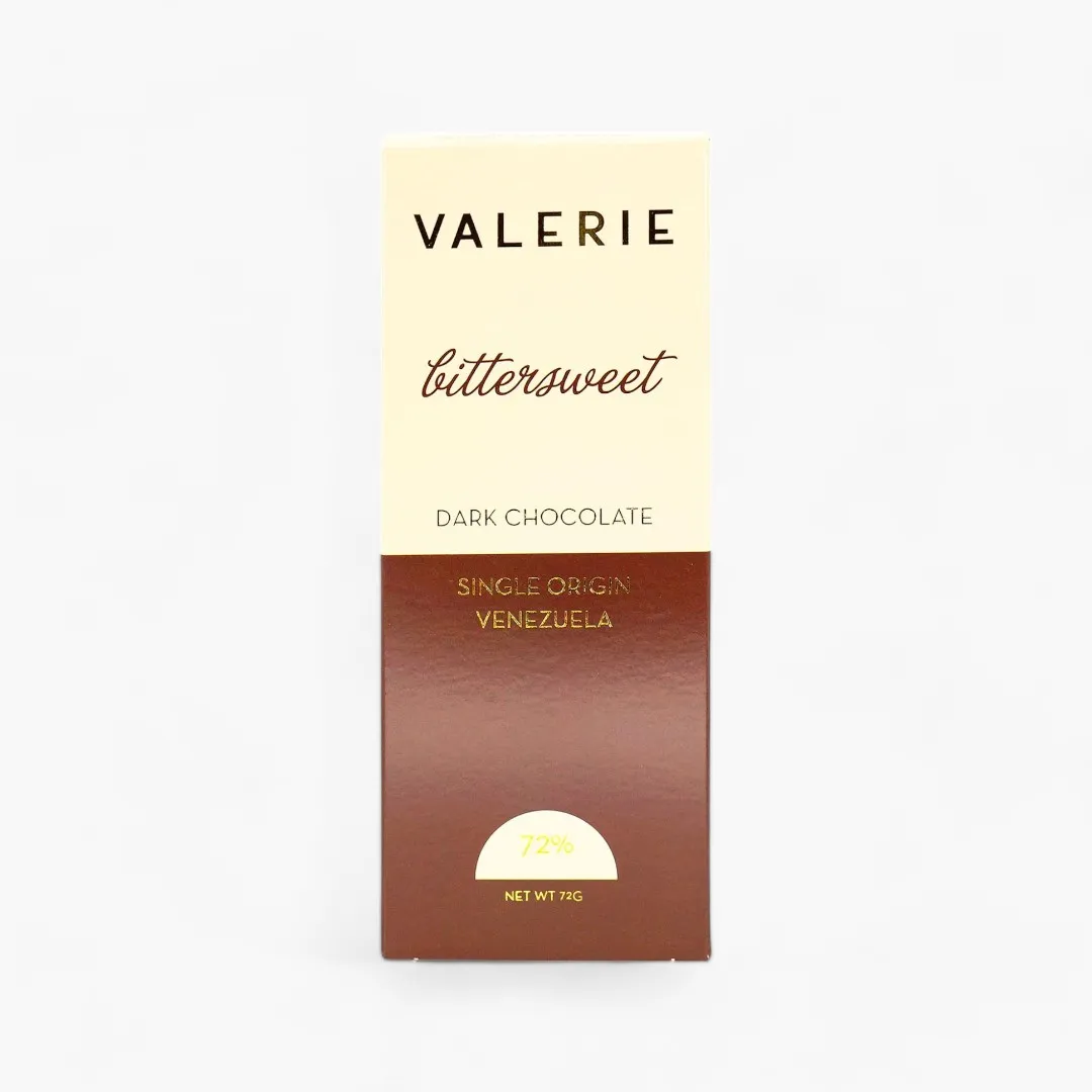 72% Bittersweet Chocolate Bar, 75g – Single Origin