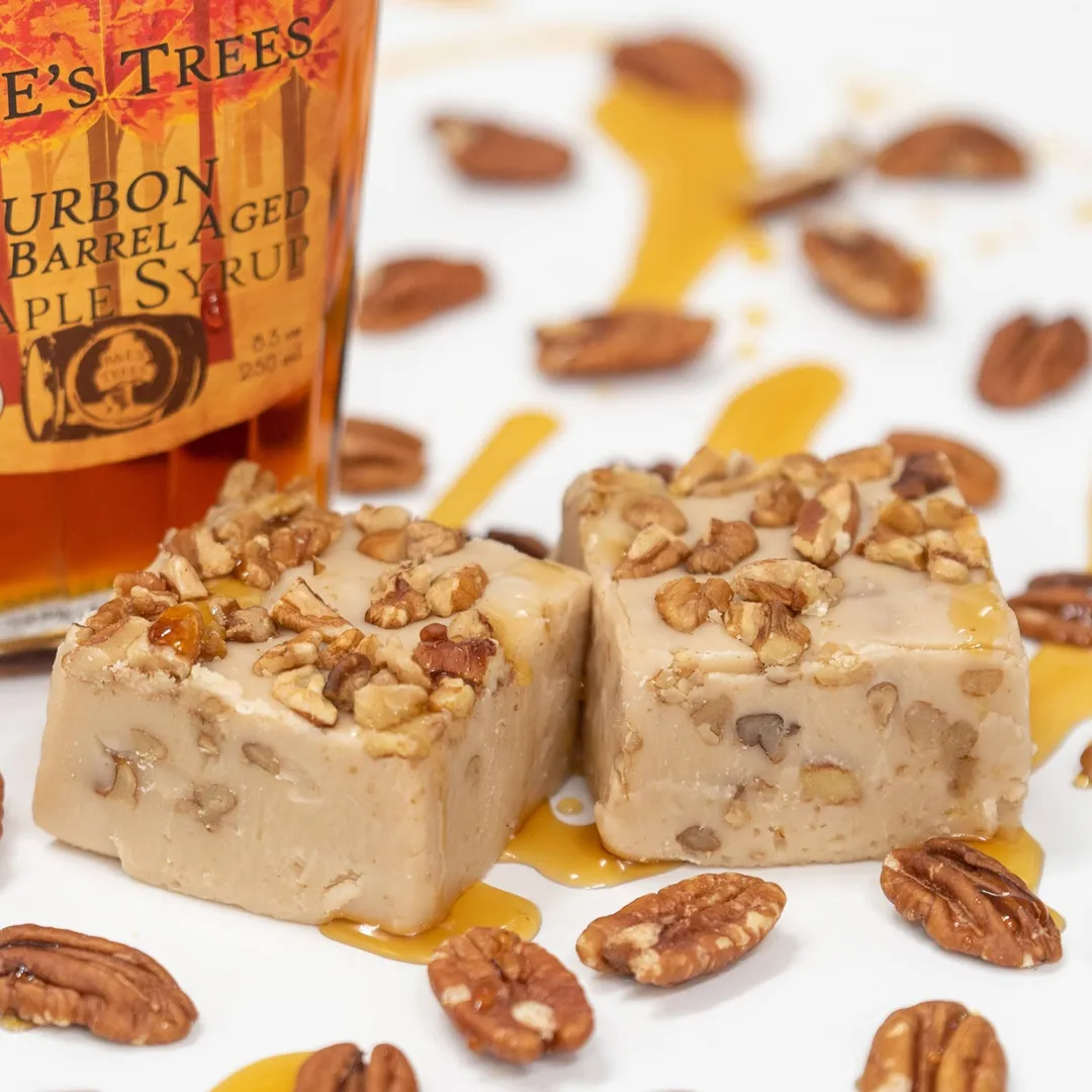 Bourbon Maple Pecan 1/2 lb. Fudge Bar