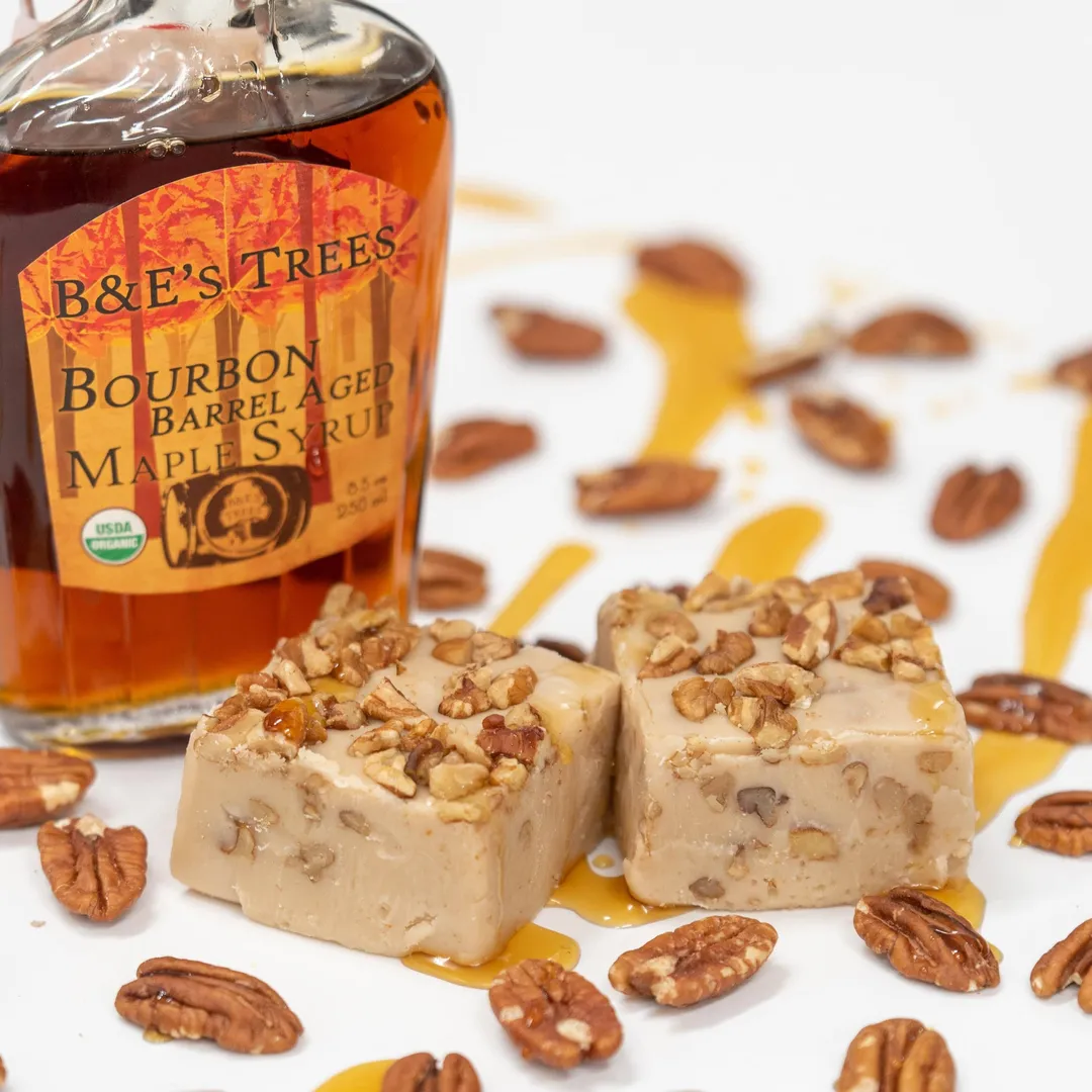 Bourbon Maple Pecan 6 lb. Fudge Slab