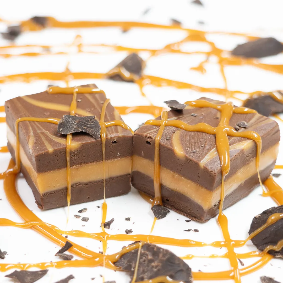 Caramel Chocolate 1/2 lb. Fudge Bar