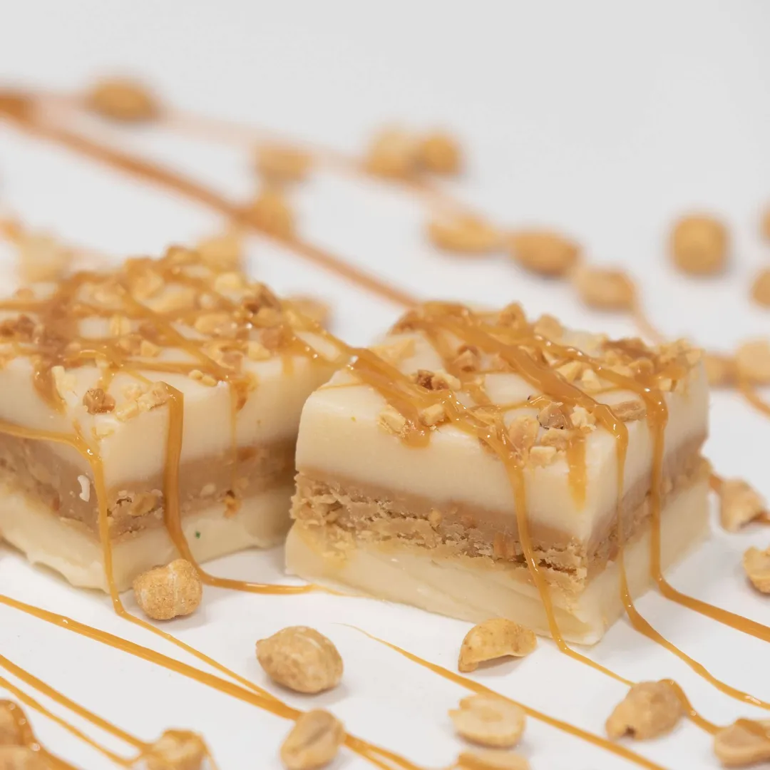 Caramel Salted Peanut 1/2 lb. Fudge Bar