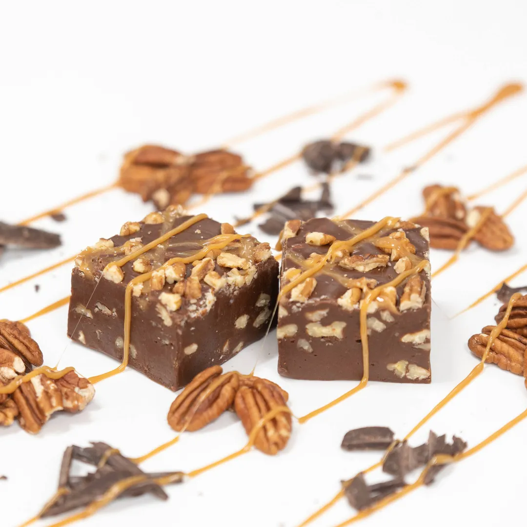 Chocolate Caramel Pecan 6 lb. Fudge Slab