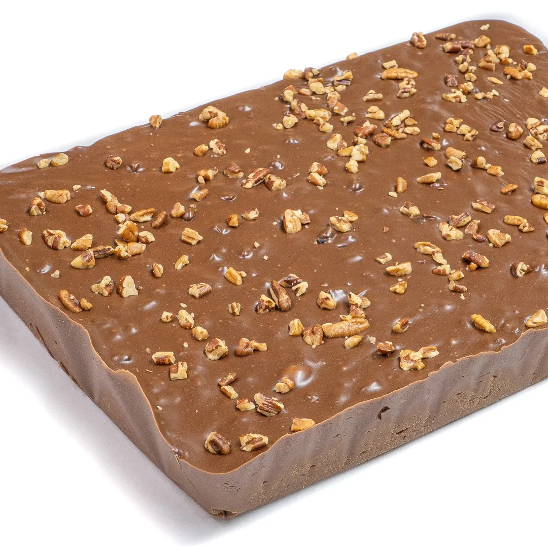 Chocolate Pecan 6 lb. Fudge Slab