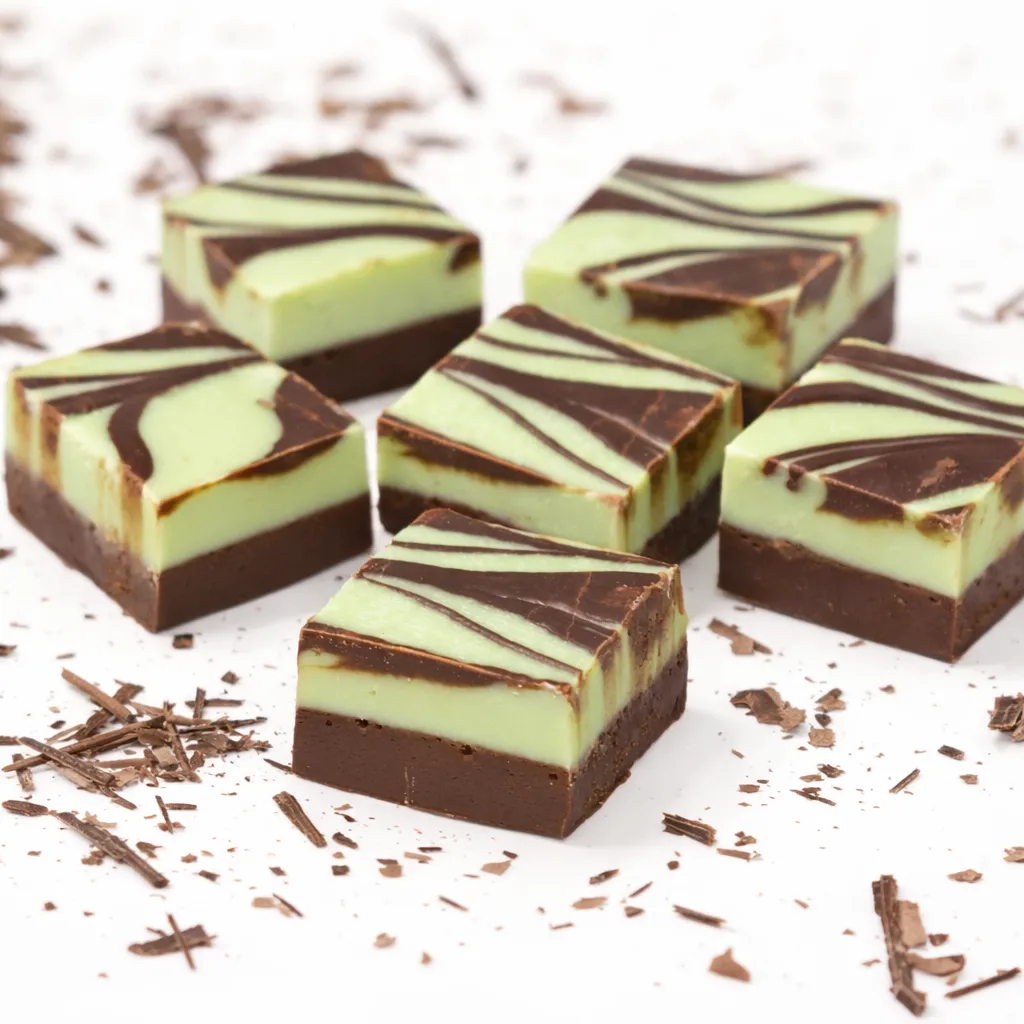 Mint Chocolate Swirl Fudge 6-Pack Countertop Refill 