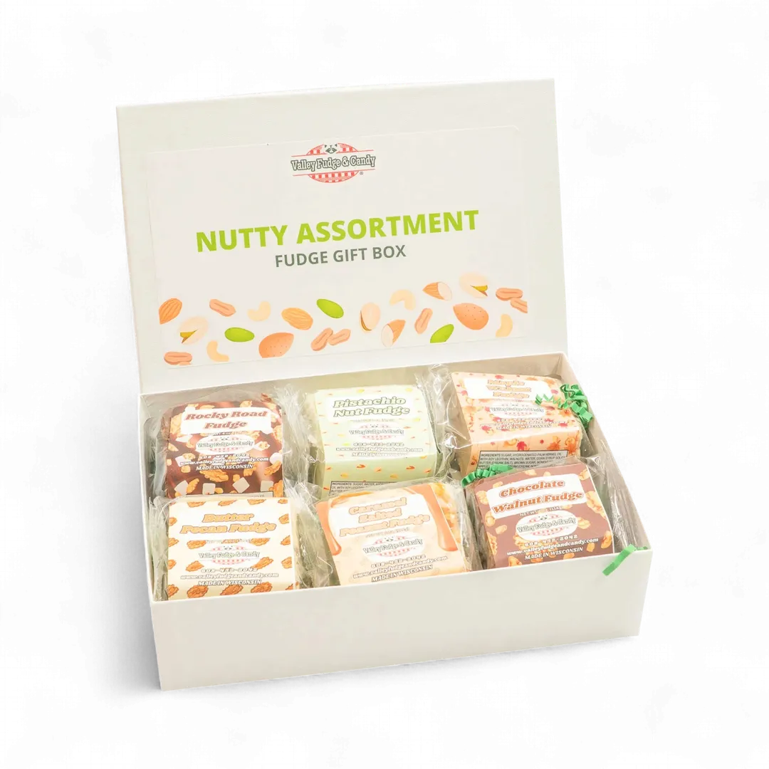 Nutty Assortment Fudge Gift Box
