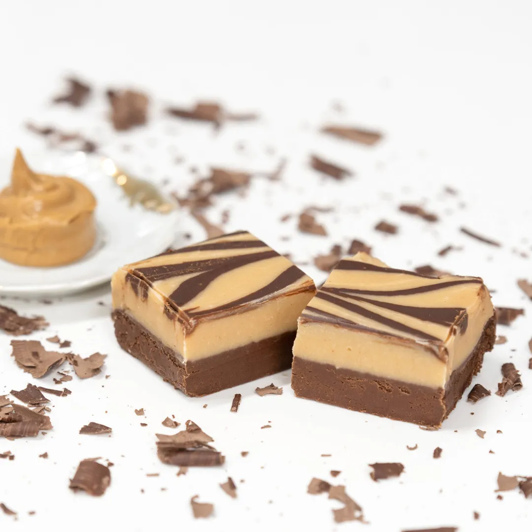 Peanut Butter Chocolate 6 lb. Fudge Slab