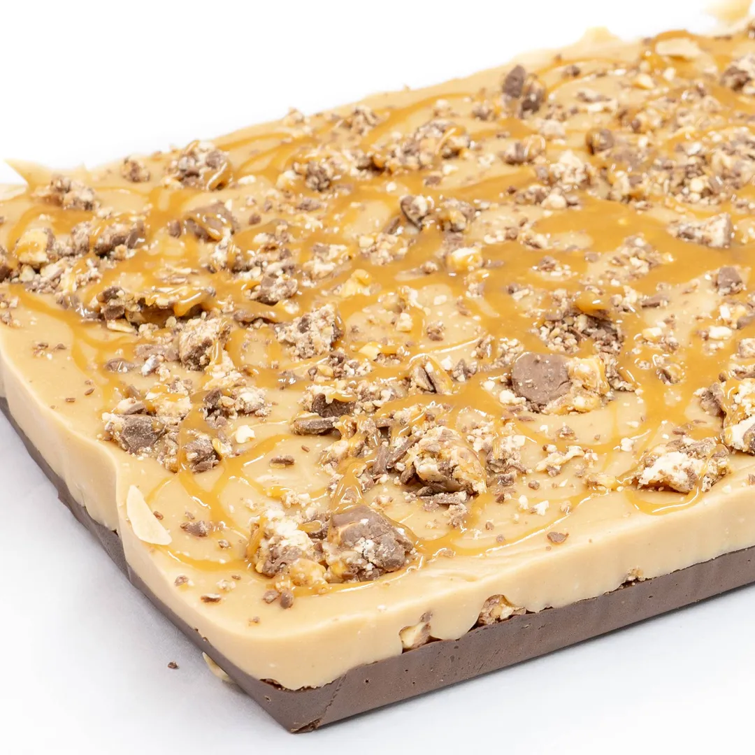 Peanut Butter Fudge with Snickers 6 lb. Slab