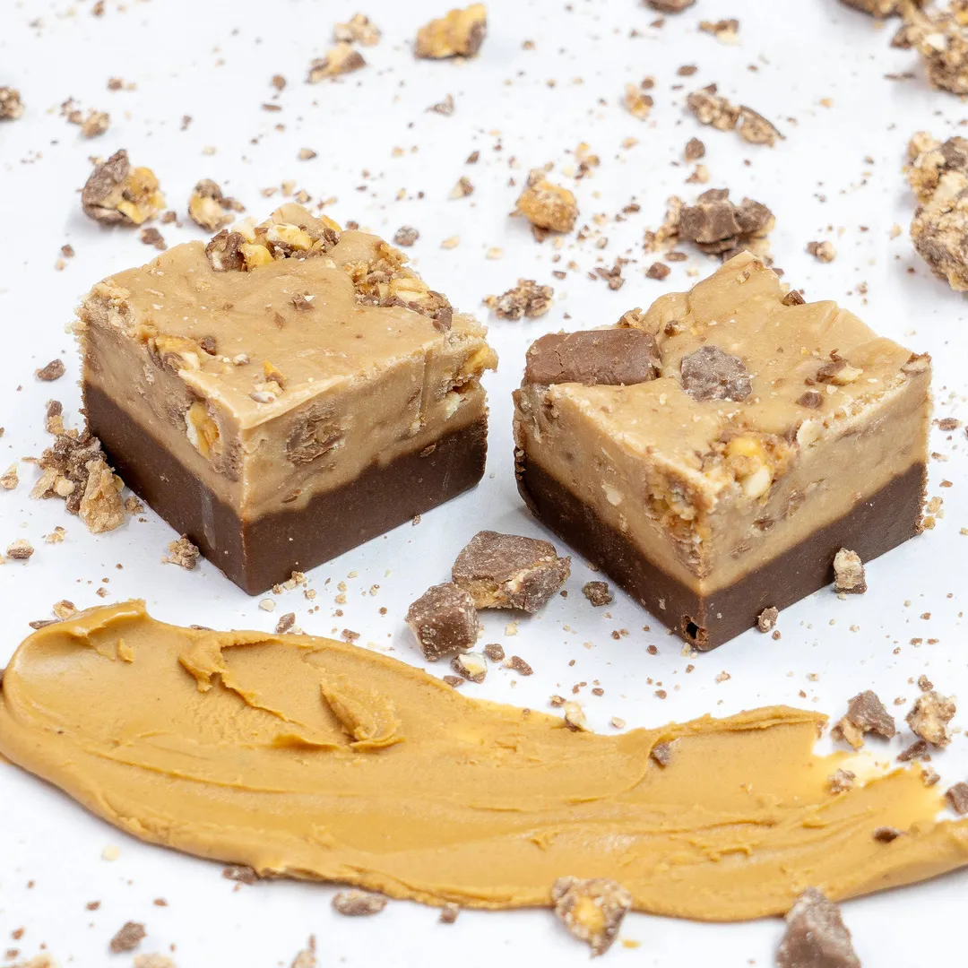 Peanut Butter Fudge with Snickers 6 lb. Slab