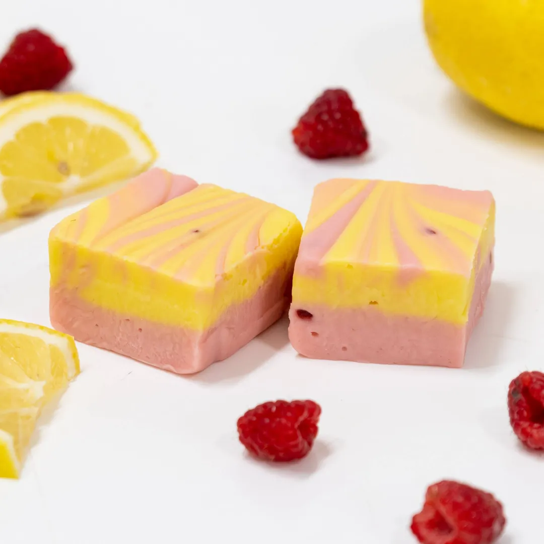 Raspberry Lemonade 1/2 lb. Fudge Bar