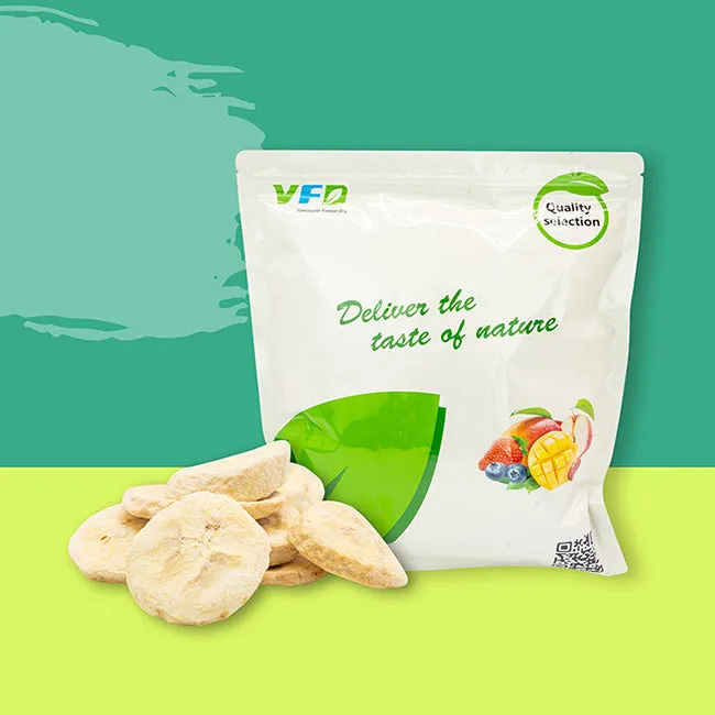 Freeze-Dried Banana Slices - Freeze Dry Banana Chips - No additives