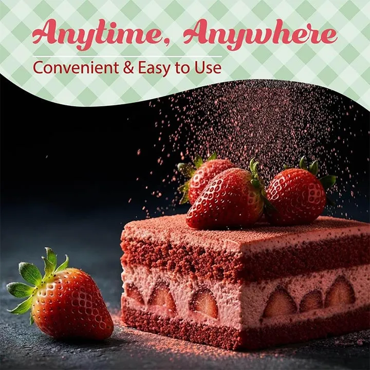 Freeze-Dried Strawberry Powder For Smoothies and Baking - Strawberry Smoothie - No Additives