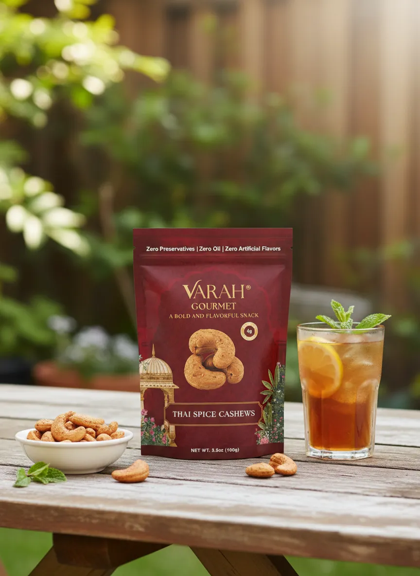Thai Spice Cashews - Thai Red Curry–Inspired Roasted Cashews