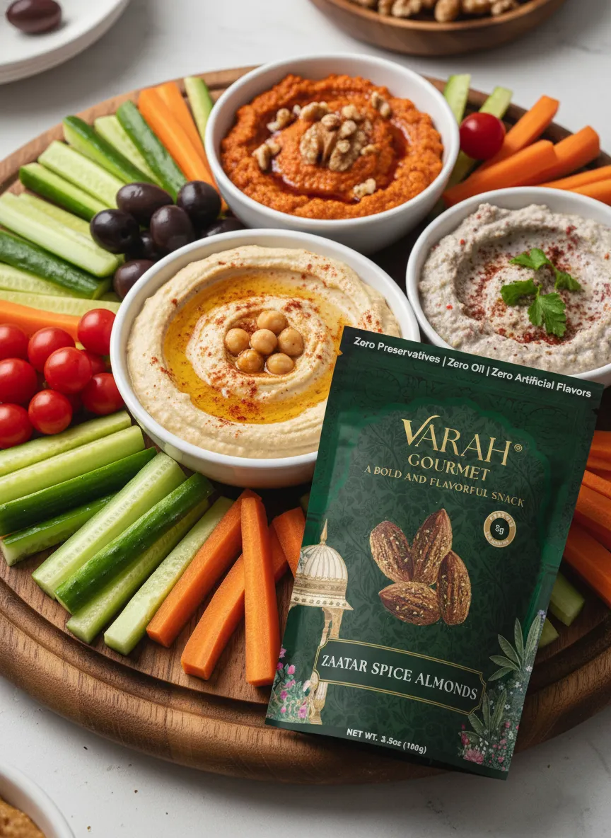 Zaatar Spice Almonds — Middle Eastern–Spiced Roasted Almonds