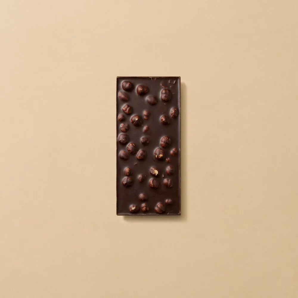 70% Dark Chocolate Hazelnut Bar (12-Pack)