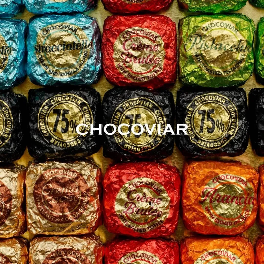 Chocoviar 75% Extra Dark Chocolate - Italian Gourmet Candy