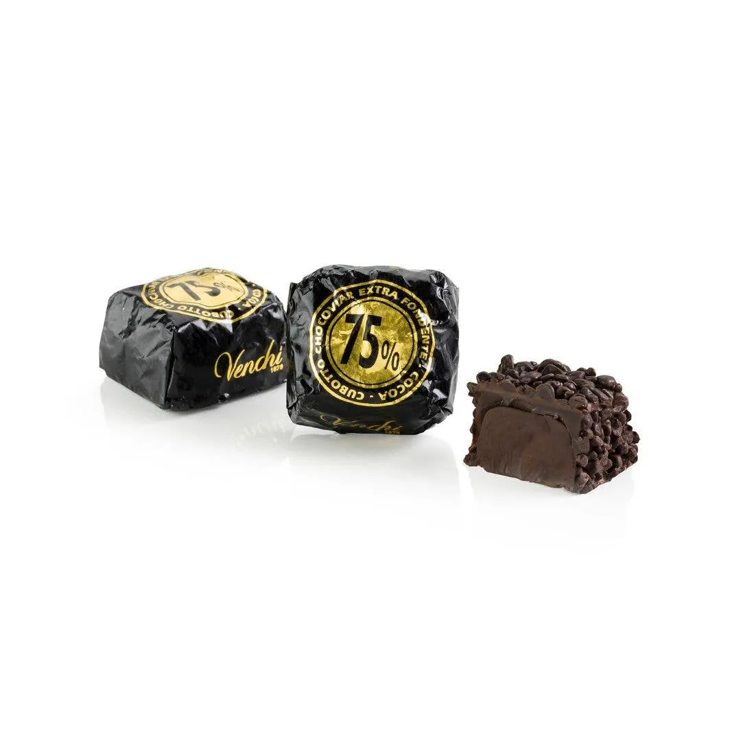 Chocoviar 75% Extra Dark Chocolate - Italian Gourmet Candy