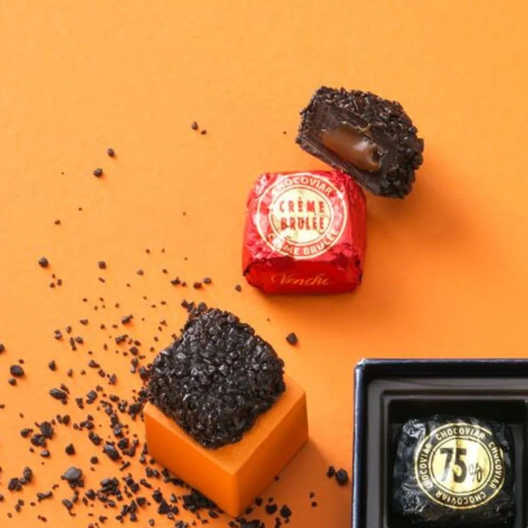 Chocoviar Creme Brulee - Italian Gourmet Chocolate Pieces
