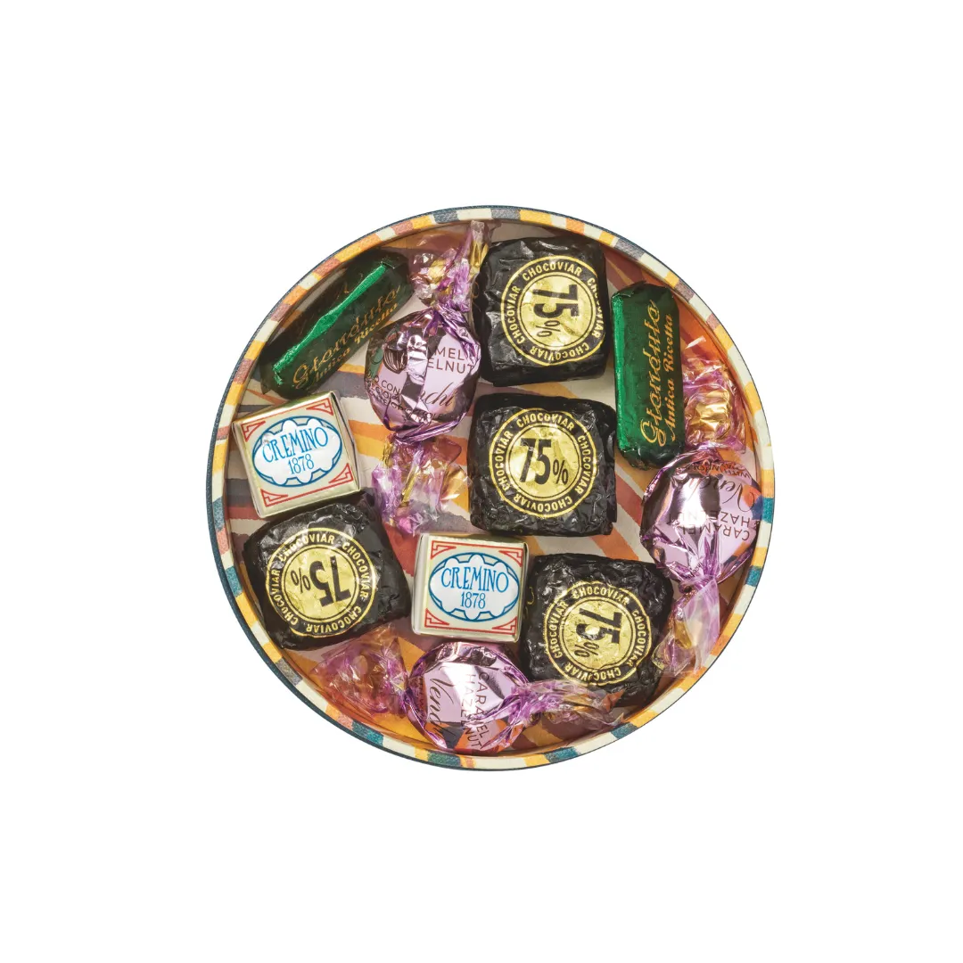 Murrine Small Round Chocolate Gift Box 