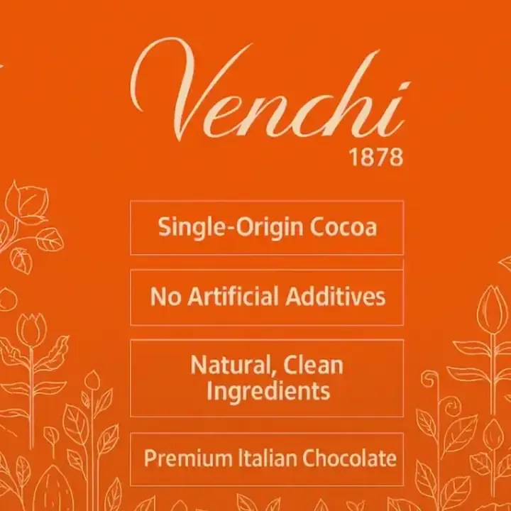 Venchi Natura Mini Blend, Italian Dark Chocolate Box
