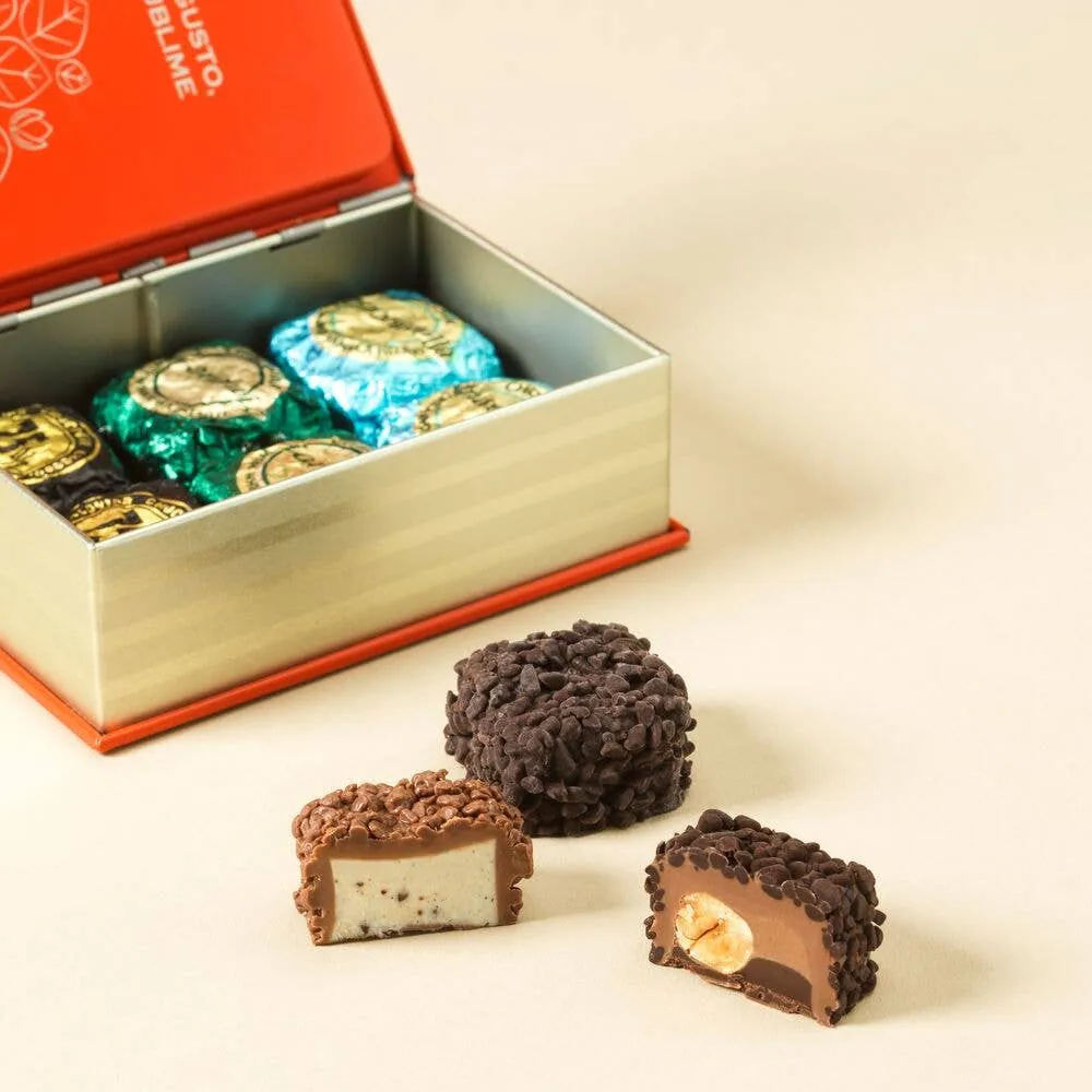Venchi Natura Mini Book Chocolate Gift Box, Italian Sweets