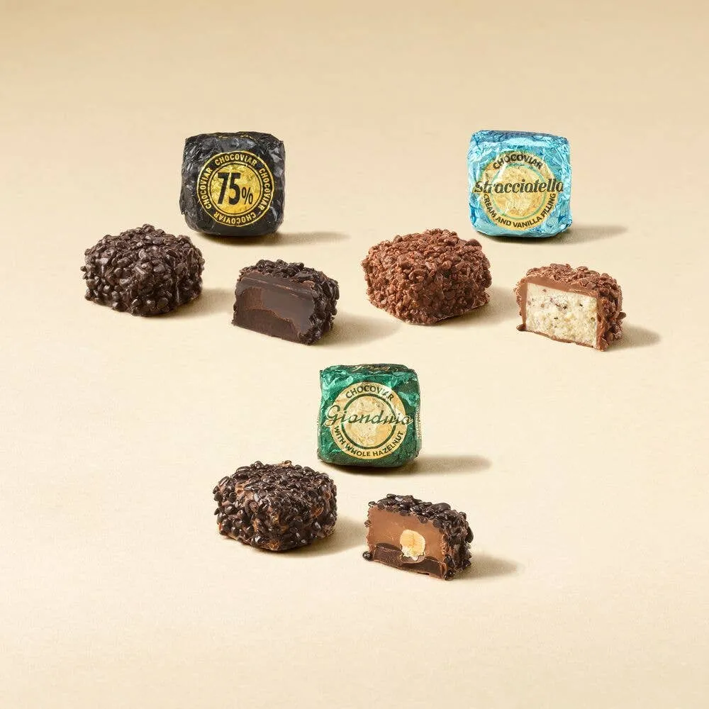 Venchi Natura Mini Book Chocolate Gift Box, Italian Sweets