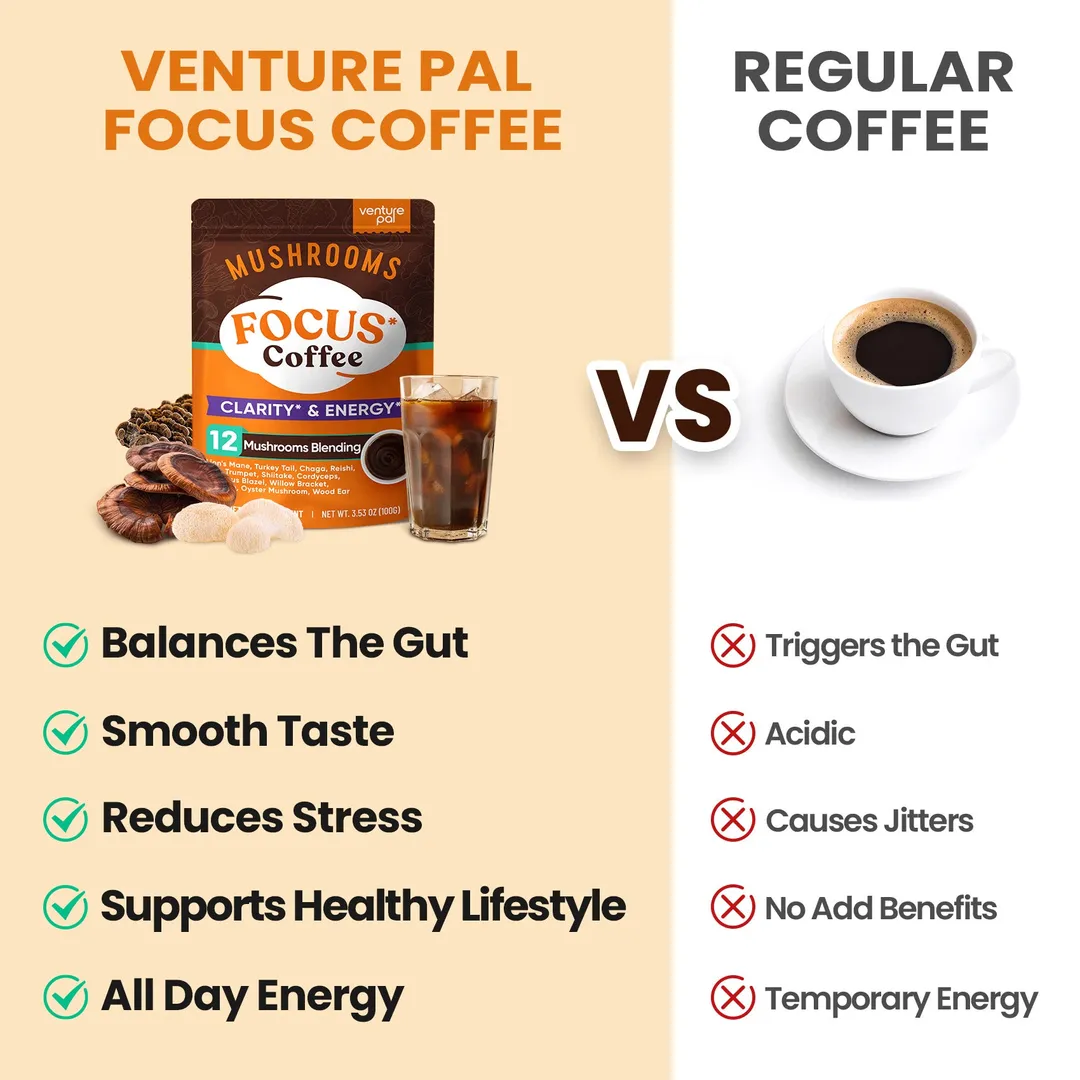 12 Mushrooms Focus Coffee