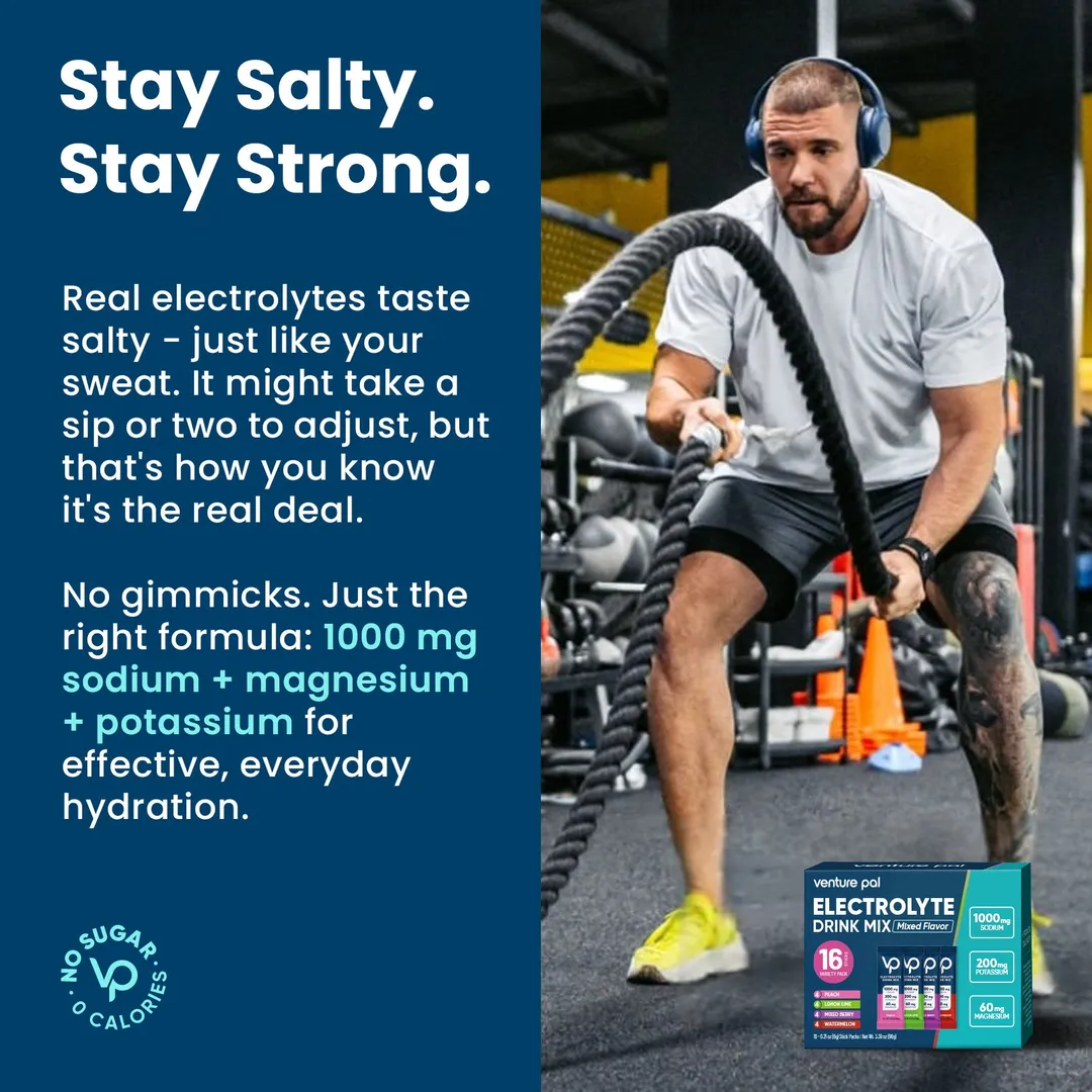 High Sodium Sugar-Free Electrolyte Powder