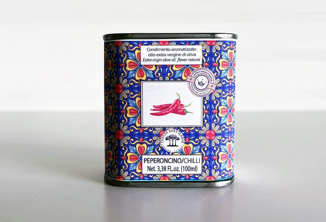 Italian Infused Extra Virgin Olive Oil in Tin - 100ml