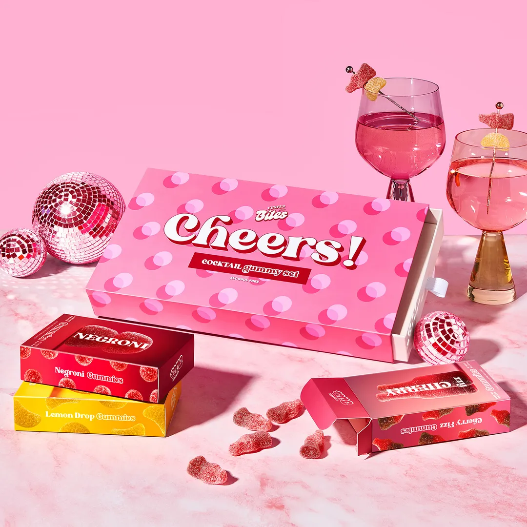 Cheers! Cocktail Flavored Gummy Gift Box