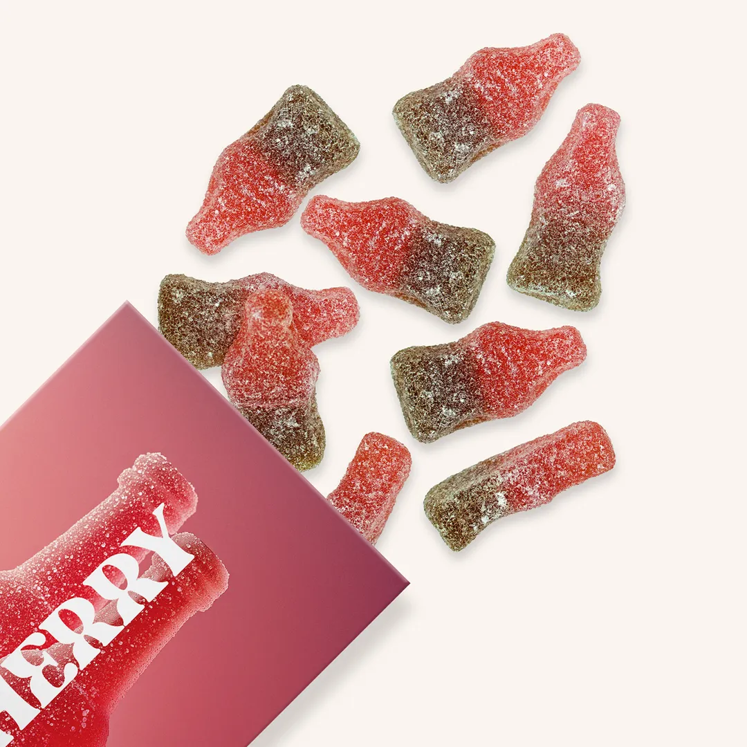 Cherry Fizz Gummies, Chewy Candies