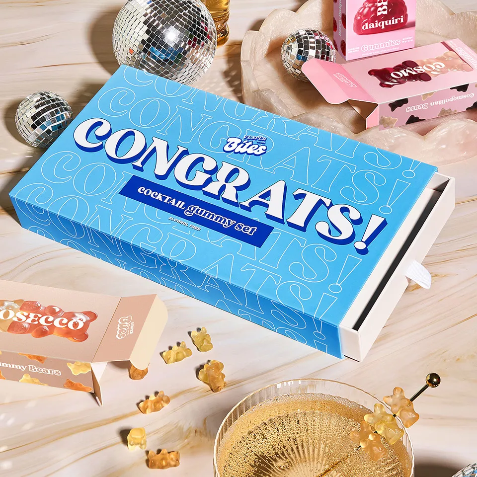 Congrats! Cocktail Flavored Gummy Gift Box