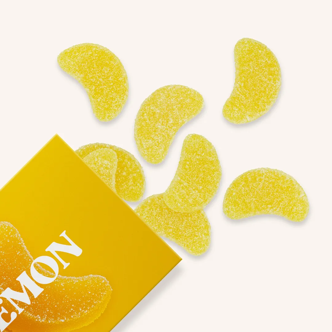 Lemon Drop Gummies, Chewy Candies