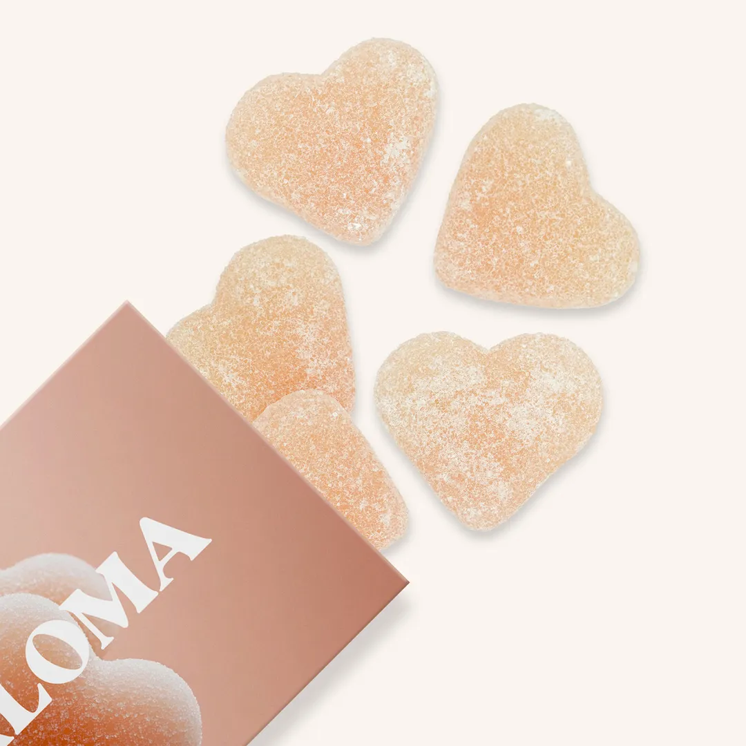 Paloma Heart Gummies, Chewy Candies