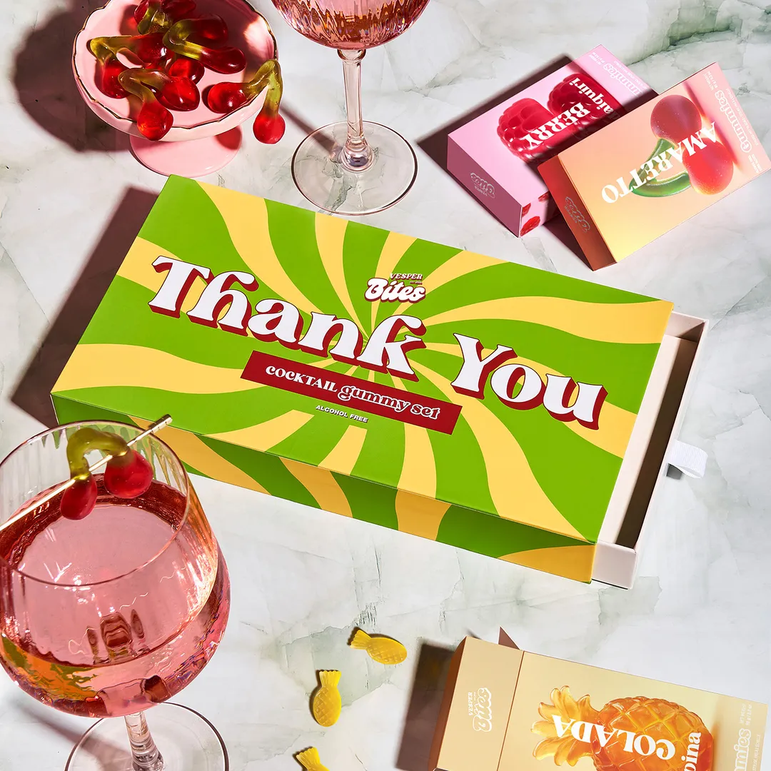 Thank You – Cocktail Flavored Gummy Gift Box