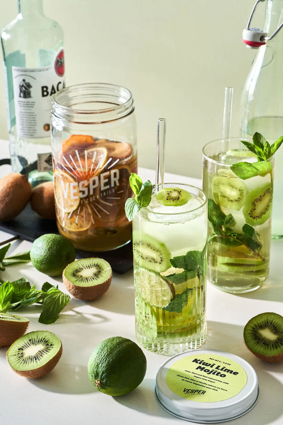 32 oz Cocktail / Mocktail Mixer - Kiwi Lime Mojito