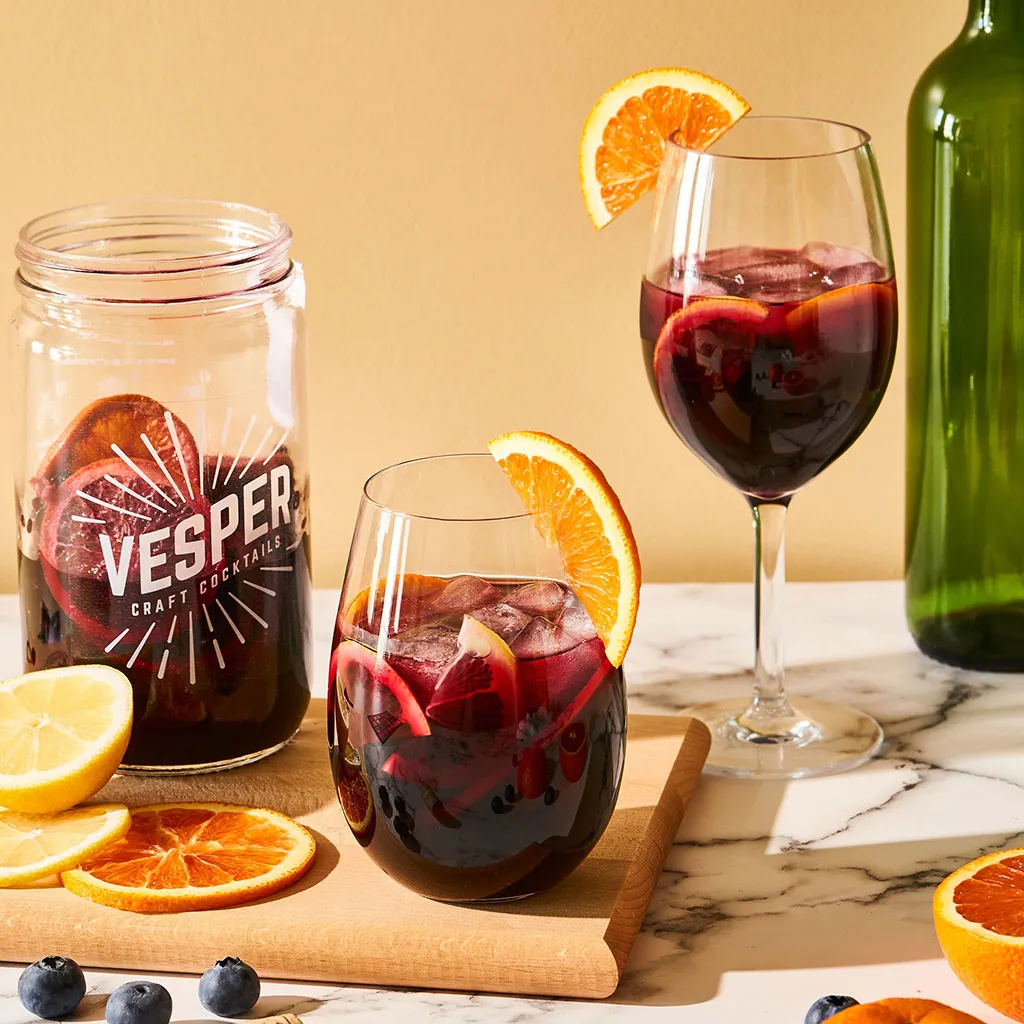 32 oz Cocktail / Mocktail Mixer - Red Velvet Sangria