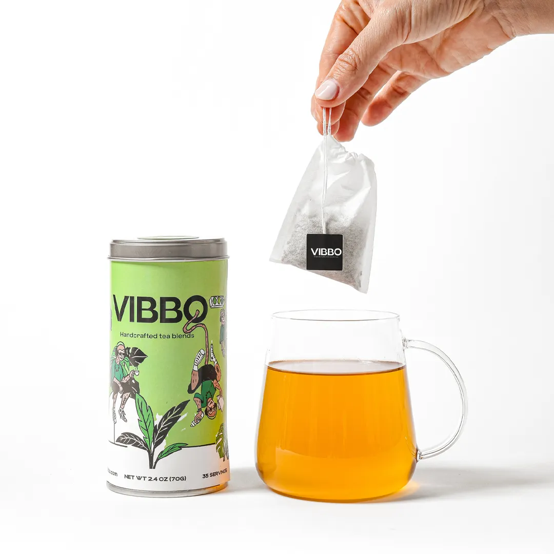 VIBBO Natural Detox Tea Blend (70gr. loose leaf tea w/ bio tea bags)