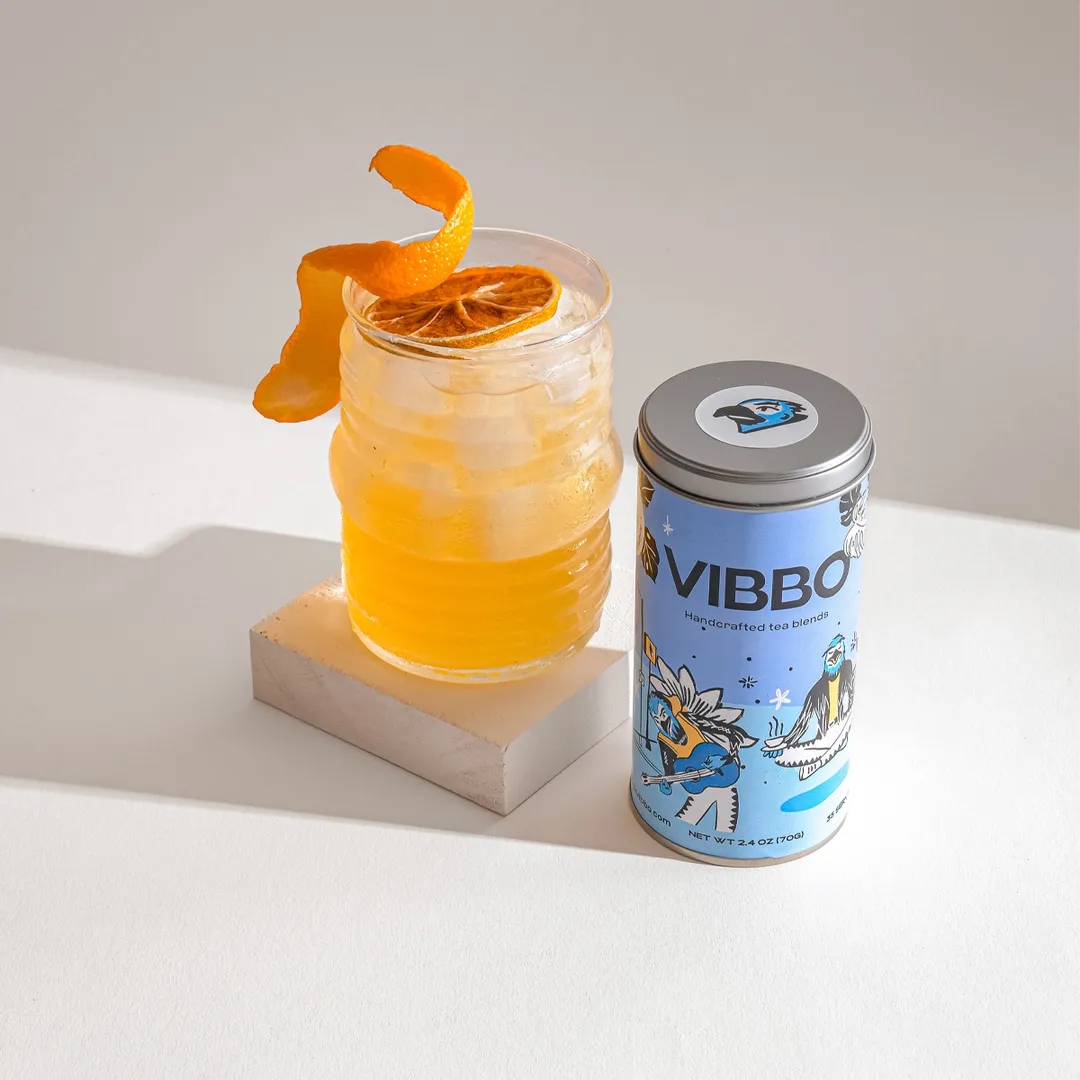 VIBBO Natural Calm Tea Blend (70gr. loose leaf tea w/ bio tea bags)