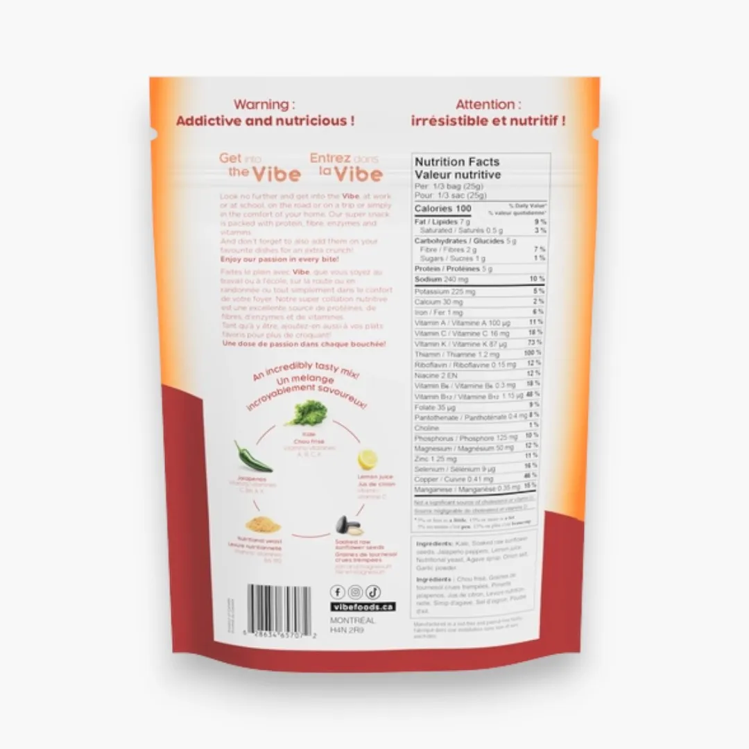 Vibe Crunchy Kale Chip Jalapeno