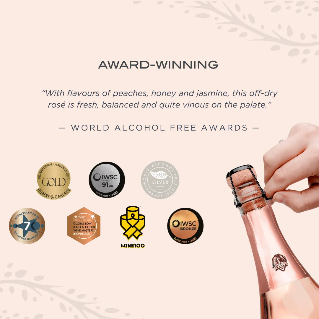 VINADA Tinteling Tempranillo Rosé (0%) 25.4 fl oz