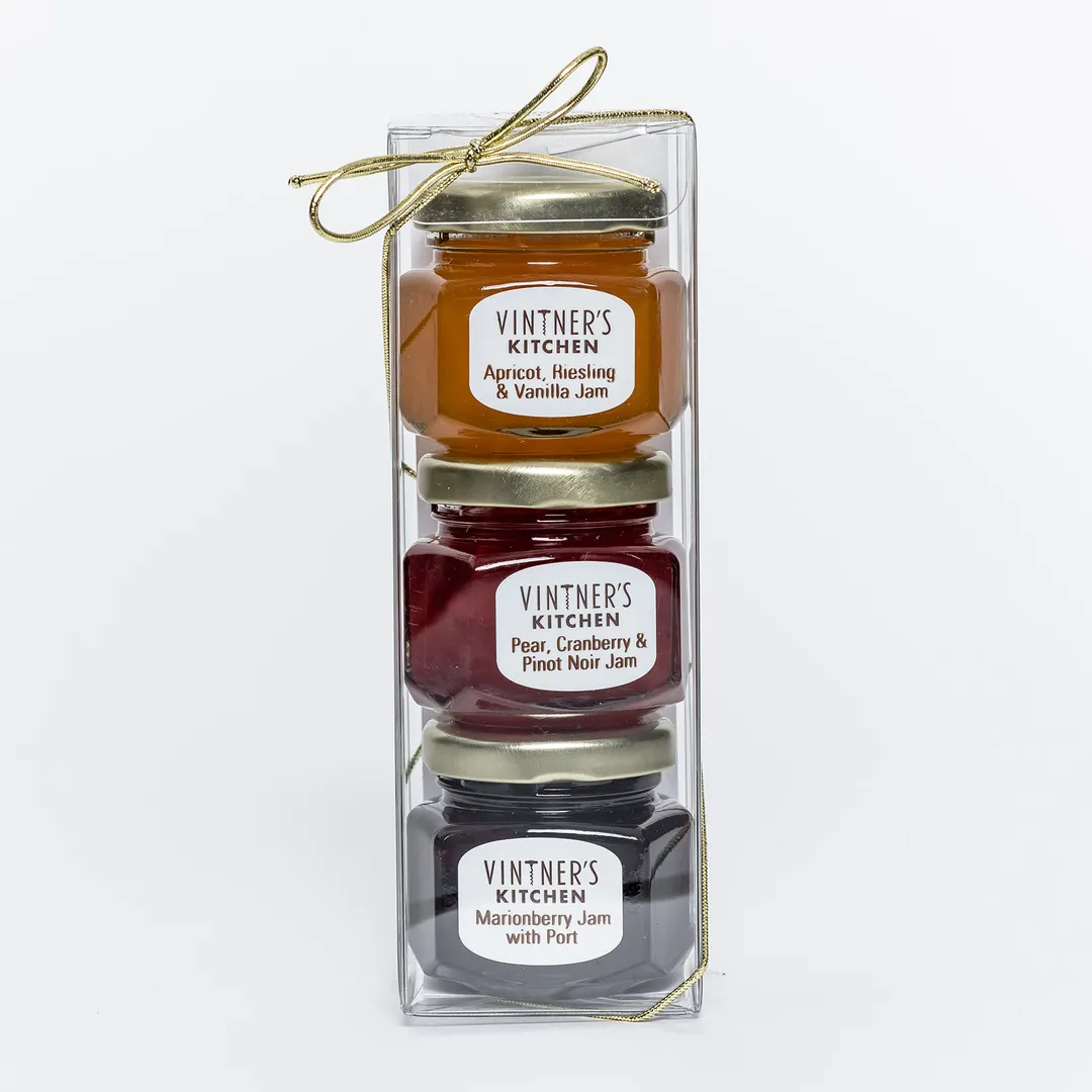 Pear Cranberry and Pinot Noir Jam