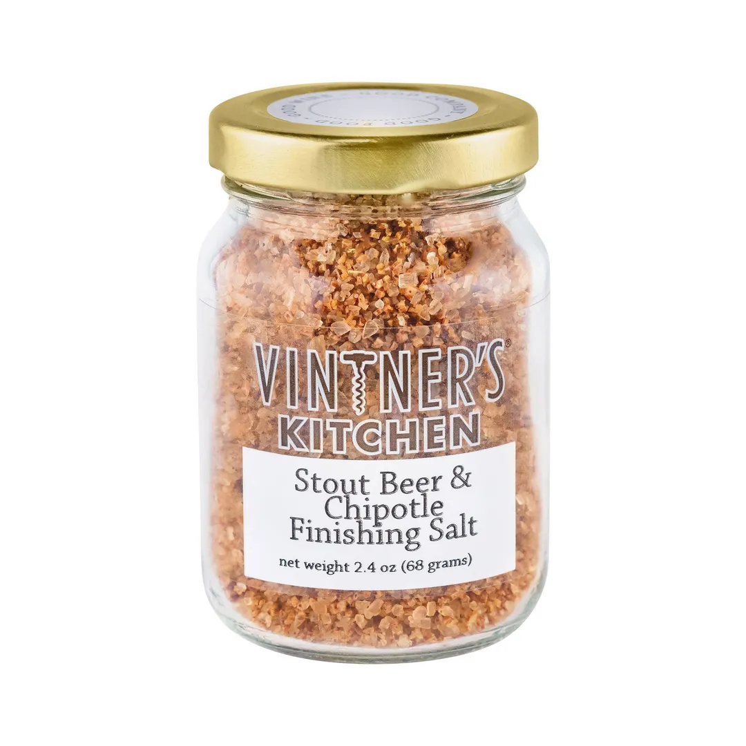 Stout Beer and Chipotle Finishing Salt Jar variant