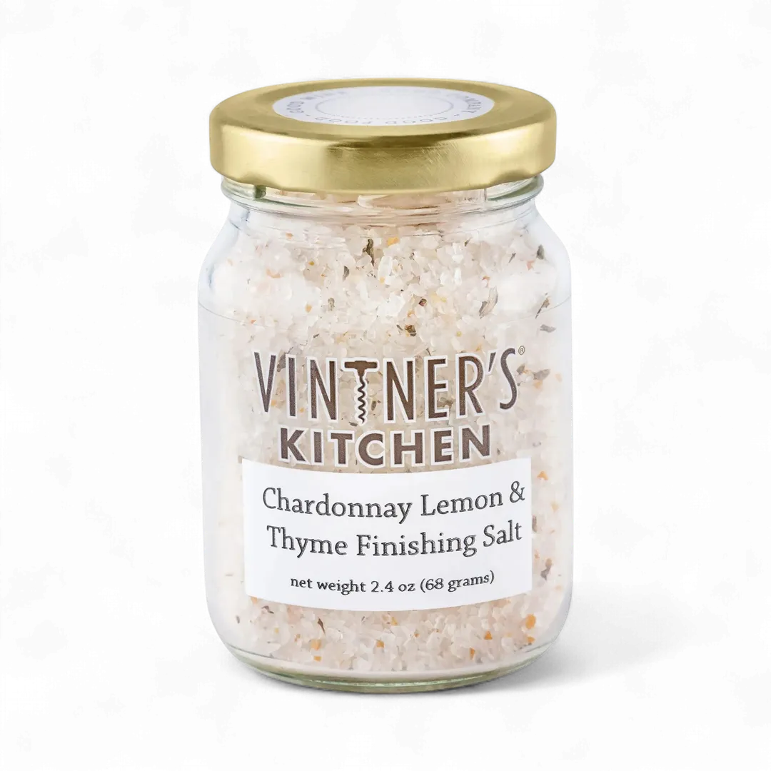 Chardonnay Lemon and Thyme Finishing Salt Jar