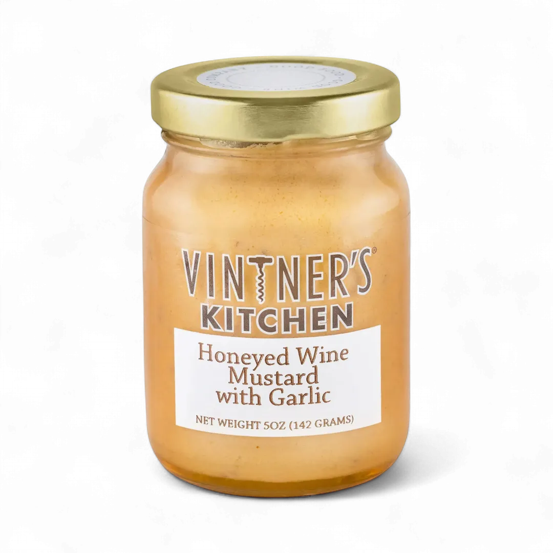 Honeyed Wine Mustard With Garlic