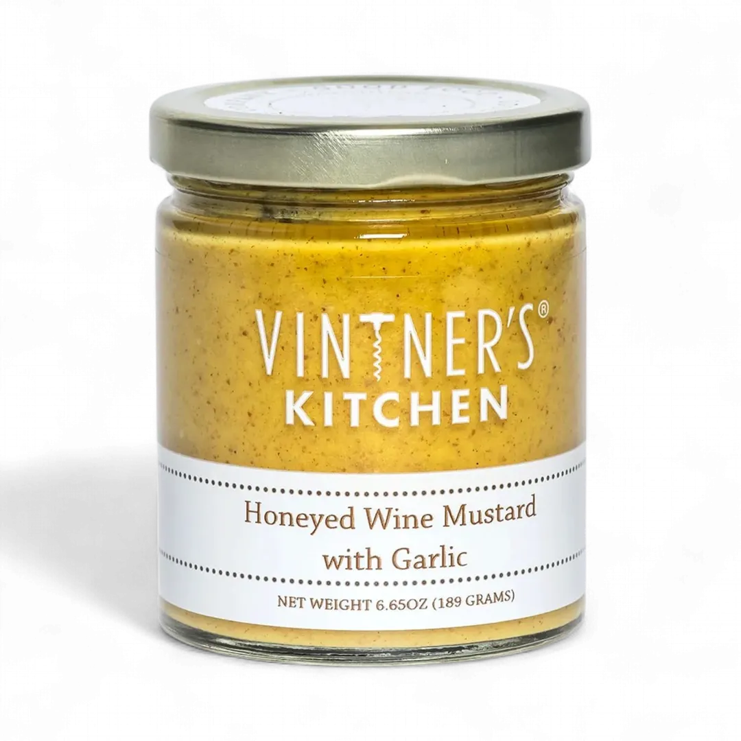 Honeyed Wine Mustard With Garlic