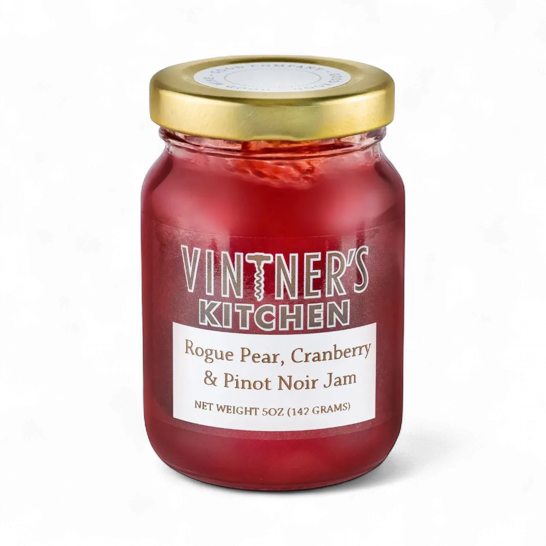 Pear Cranberry and Pinot Noir Jam