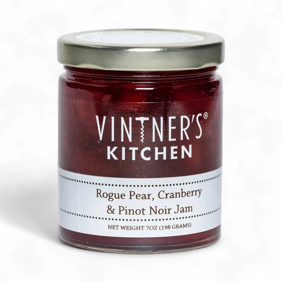 Pear Cranberry and Pinot Noir Jam