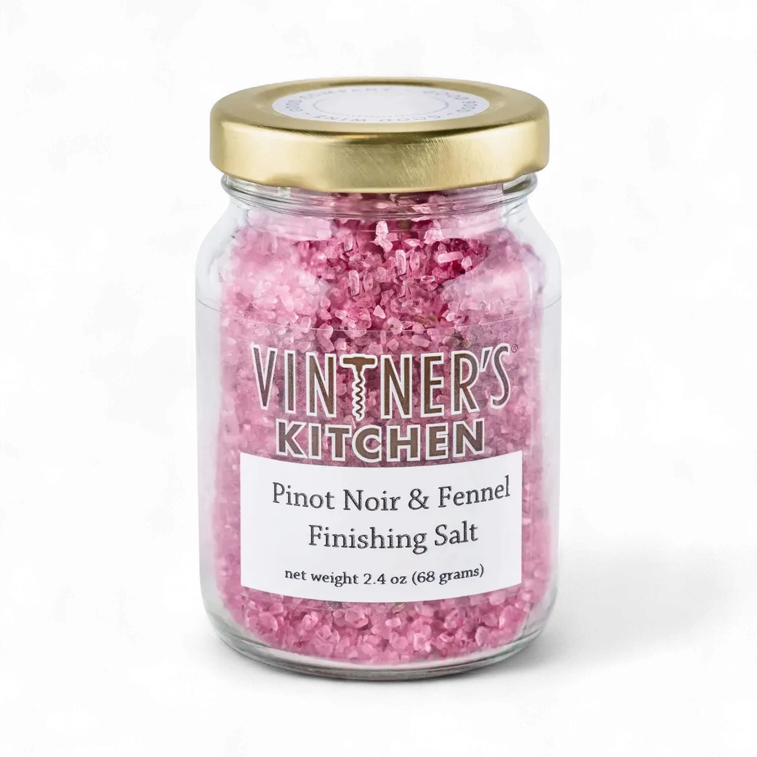 Pinot Noir and Fennel Finishing Salt Jar