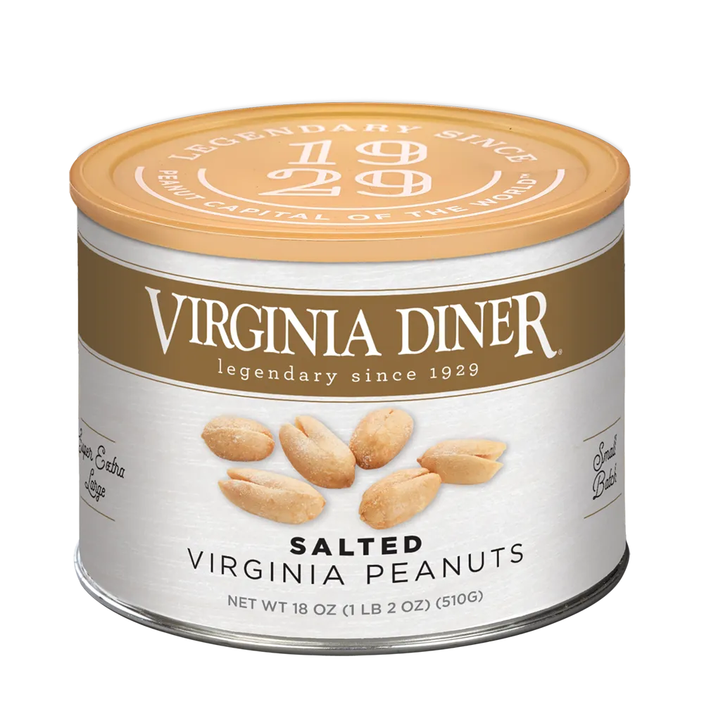18 oz Salted Virginia Peanuts